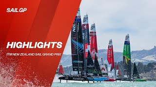 Highlights  ITM New Zealand Sail Grand Prix [upl. by Morley]