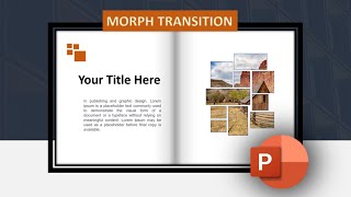 Learn how to create Book Animation in PowerPoint [upl. by Penelopa]