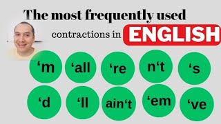 Las contracciones más frecuentemente usadas en Inglés [upl. by Jelks]