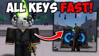 How to get 11 KEYS FAST The Strongest Battlegrounds [upl. by Castle139]