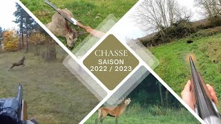 Chasse Cerfs Sangliers Chevreuils et Renards Best Of Saison 20222023 [upl. by Atalee]