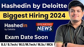 Hashedin By Deloitte OffCampus Drive 2024  Biggest Hiring  BEBTECHMEMTECHMCAMSC [upl. by Reivad]