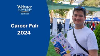 Career Fair 2024 at Webster University in Tashkent [upl. by Isnyl]