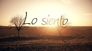 BERET  LO SIENTO VIDEOLYRICS OFICIAL LETRA [upl. by Berlauda]