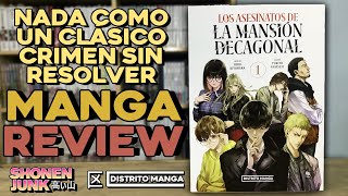 Los Asesinatos de la Mansión Decagonal tomo 1  Manga Review  Distrito Manga Mx [upl. by Trisa]