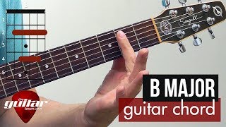 B Major Guitar Family Chords Pattern  Beginner Guitar Lesson [upl. by Laram]