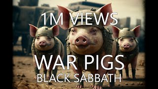 War Pigs by Black Sabbath but every lyric is an AI generated image [upl. by Parcel]