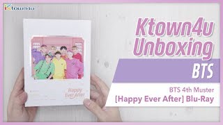 Ktown4u Unboxing BTS  the 4th Muster Happy Ever After BluRay 방탄소년단 언박싱 [upl. by Bergin]