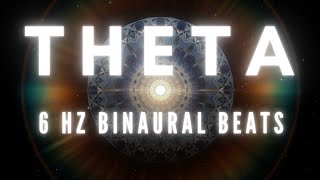 Theta Waves Binaural Beat  100 Pure Theta Frequency [upl. by Aznarepse]