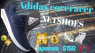 tênis Adidas coreracer NETSHOES 20202021 [upl. by Nnylrats]