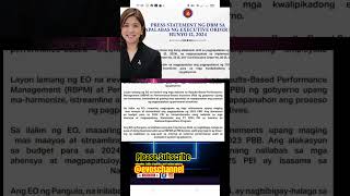 PAGLILINAW SA EXECUTIVE ORDER NO 61 S 2024 [upl. by Einolem506]