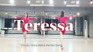 Teressa Linedance  Vinta INA amp Mei Mei INA  Improver [upl. by Aramoj]