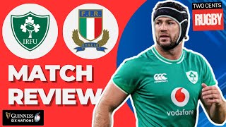 Ireland v Italy Review  6 Nations 2024 [upl. by Apps]