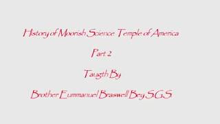 MOORISH SCIENCE TEMPLE HISTORY PART 2 [upl. by Corrine620]