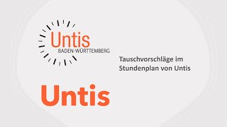 Tauschvorschläge im Stundenplan von Untis [upl. by Standice]