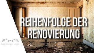 Reihenfolge der Gewerke bei der RenovierungSanierung im Innenraum [upl. by Anitnatsnok105]