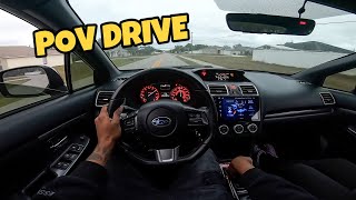 SUBARU WRX 6 SPEED MANUAL FA20  POV DRIVE Pretty Impressive [upl. by Aicirtac]