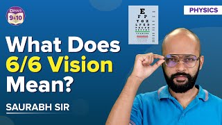 What Does 66 Vision during an Eye Test Actually Mean  The Snellen Test  BYJUS Class 9 amp 10 [upl. by Eanert]