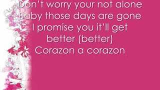 Corazon Youre Not Alone Prima J lyrics [upl. by Whiteley939]