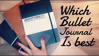 Comparing Bullet Journal notebooks  Leuchtturm lemome amp Scribbles that matter review [upl. by Spalding]