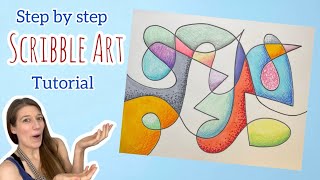 Scribble Art Lesson  Contour Line Drawing [upl. by Manup]