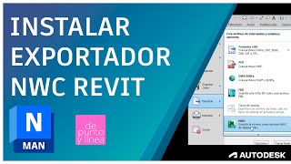 Instalar exportador NWC para Revit todas las versiones  Exportar modelos de Revit a Naviswoks [upl. by Raasch]