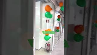 Independence Day Decoration  Balloon Decoration Kolkata  Office Decoration for Independence Day [upl. by Deland]