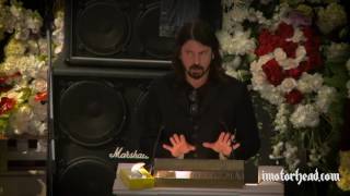 Dave Grohl at Lemmys funeral [upl. by Ytok351]