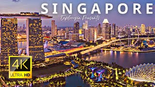 Singapore 🇸🇬 in 4K ULTRA HD HDR 60 FPS Video by Drone [upl. by Niawtna250]