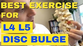 Best Exercise For L4 L5 Disc Bulge 4 Moves You Need To Know  Dr Walter Salubro [upl. by Nocaed]