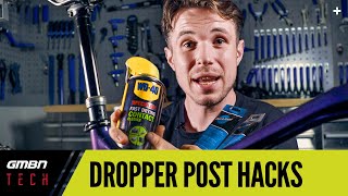 9 Hacks To Keep Your Cable Dropper Post Smooth  Mountain Bike Maintenance [upl. by Iaoh240]