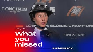 Katrin Eckermann Interview LGCT Grand Prix Riesenbeck 2024 [upl. by Euqinamod]