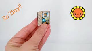 1144 Scale Dollhouse Miniature Van Gogh Diorama Book [upl. by Dame]