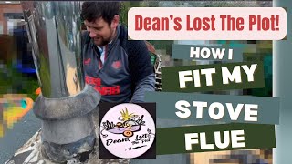 Deans Lost The Plot  How I Fit My Stove Flue [upl. by Ramsden954]