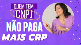 Isenção de anuidade do CRP para CNPJs de Psicólogos [upl. by Nileve923]