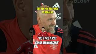 🚨Erik ten Hag isnt too bothered about Cristiano Ronaldos criticism of him and Manchester United😅 [upl. by Qooraf]