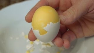 How to Scramble Eggs Inside Their Shell [upl. by Aramaj684]