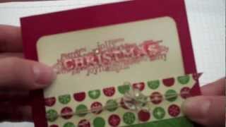 Dazzling Details Christmas Stampin Up [upl. by Pontius308]