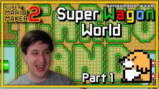 SWW Part 1 SMM2 Troll Level World Can I Survive Super Wagon World [upl. by Mcnally300]