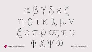 Greek Alphabet Song Koine Pronunciation  Logos Bible Software [upl. by Joost84]