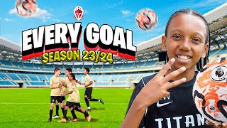 Every Goal Scored In My Academy Team 2324 [upl. by Anitreb]