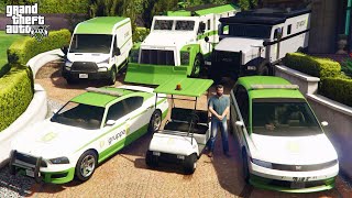 GTA 5  Stealing Los Santos Gruppe Sechs Security Vehicles with Michael  Real Life Cars 102 [upl. by Gladine]