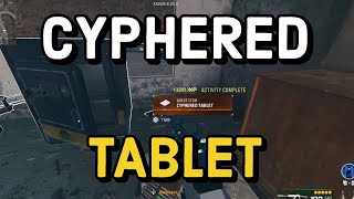 How to FIND or get back CYPHERED TABLET in MW3 Zombies [upl. by Yarised]