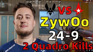 CS2 Vitality ZywOo VS Astralis POV 249 Nuke  Aug 3 2024  cs2 csgo [upl. by Helfant512]