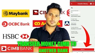 How to transfer money from cimb clicks to maybank [upl. by Jonme]