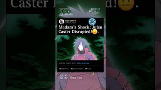 Madaras Surprise Jutsu Casters Downfall ⚡  anime anime manga [upl. by Ellehcyar798]