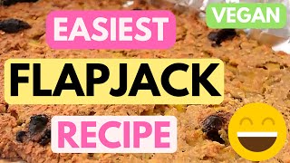 Easiest Vegan Flapjack Recipe [upl. by Eula]