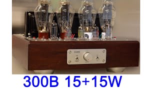 FLUXION 300B PP tube audio amplifier FMK5 building and testing [upl. by Laemaj]