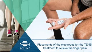 Finger Pain  Pad Placement For Electrical Stimulation TENS  axion [upl. by Eirrab]