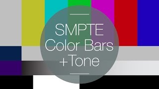 Free HD SMPTE Color Bars with Tone [upl. by Kassi594]